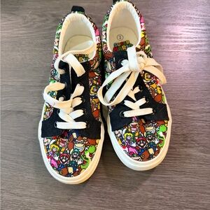 Nintendo Super Mario Kids Sneakers - Black and White